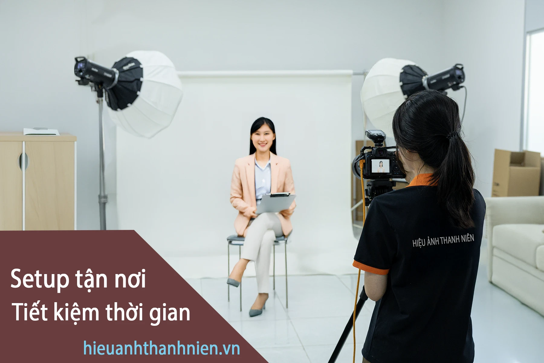 chụp ảnh thẻ tận nơi cho công ty doanh nghiệp